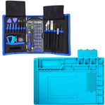 Kit Herramientas Para Reparación + Manta Antiestática Para Reparación Celulares