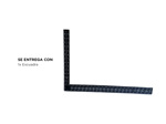 Escuadra 60 X 40 Cm Gadnic Forma en L 90 Grados