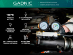 Compresometro medidor de nafta Gadnic 0 a 100 PSI