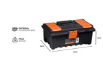 Caja De Herramientas 14" Compartimientos 36cm Truper