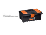 Caja De Herramientas 14" Compartimientos 36cm Truper