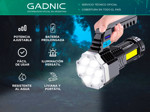 Linterna Camping Gadnic Larga Distancia Recargable