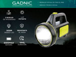 Linterna LED TM6060 Gadnic  Inalambrica Recargable USB