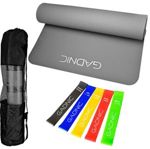 Colchoneta Yoga Mat TPE ECO + Kit de Bandas de Resistencia , GRIS