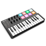 Mini Teclado Panda Mini 25 Teclas USB Luces Led