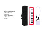 Flauta Melódica Gadnic Piano 32 Teclas + Accesorios Negro