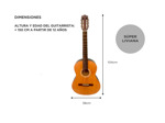 Guitarra Criolla Eclair clasica 39 pulgadas