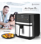 Freidora De Aire Suono Air Fryer Digital 8l 1800w