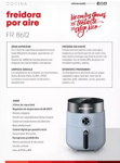 Freidora De Aire 3l Ultracomb Fr-8612 1200w S/ Aceite Tactil