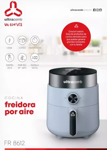 Freidora De Aire 3l Ultracomb Fr-8612 1200w S/ Aceite Tactil
