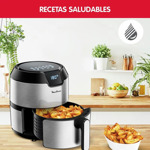 Freidora De Aire Moulinex Easy Fry Deluxe 4.2 Litros Inox