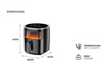Freidora De Aire Gadnic Digital Táctil 5 Litros Visor