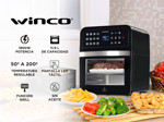 Horno Freidora de Aire Winco W901/W800 con deshidratador