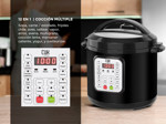 Olla A Presion Electrica HD1000 Gadnic Cocción
