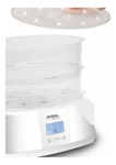 Vaporiera Atma Va8121p Con 3 Bandejas Y Panel Digital 900w
