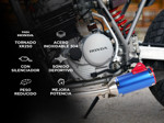 Escape Para Moto Tipo Powercore 3 Para Honda Tornado Xr250 Completo Con Curva Y Powerbomb