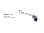 Escape Para Moto Tipo Powercore 3 Para Honda Tornado Xr250 Completo Con Curva Y Powerbomb
