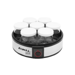 Yogurtera Eléctrica Máquina Fábrica de Yogurt Aiwa AW-YG715 1,2 Litros 7 Frascos De Vidrio