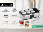 Yogurtera Smart Tek Ym800 Digital 8 Recip Vidrio 1,4 Litros
