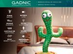 Peluche de Cactus Bailarín Gadnic Juguete Educativo Canta Graba