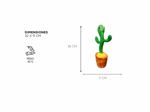 Peluche de Cactus Bailarín Gadnic Juguete Educativo Canta Graba