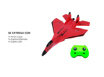 Avión Caza A Control Remoto Gadnic Carga Usb