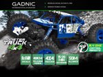 Auto a Control Remoto Gadnic Camioneta 4x4 40km/h 1:18 50mt Alcance Suspensión