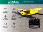 Avion A Radio Control Remoto Rc Piper J3 2.4Ghz Ideal para Aprender