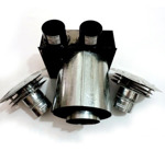 Calefactor Tiro Balanceado S21 Tbu3 + Accesorio Ventilación