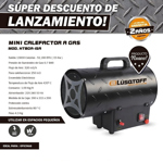 Calefactor Mini Cañon A gas 13000 kcal Lusqtoff Htbga15-a