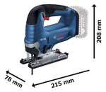 Sierra Caladora Inalámbrica Bosch Gst 185-li, 18v Sb 3500Rpm