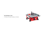Sierra Circular de Banco Einhell E-TS 254 T 1800W