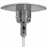 Calefactor Estufa Exterior Patio A Gas Tipo Hongo Ruedas