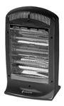 Estufa Eléctrica Halógena Solei Q3t 700 1400w Forzador Color Blanco