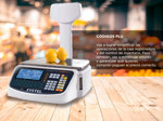 Balanza Comercial Systel Cuora Max ST Con Mastil 30kg Ticket Digital Led