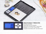 Balanza De Precision Digital  0.1g A 2kg Platina Oro Polvo