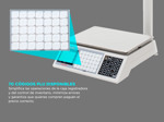 Balanza Comercial Moretti Market 30Kg 70 PLU 5 Vendedores Conexion PC / Impresor ticket