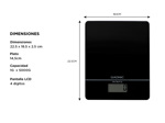Balanza De Cocina Gadnic G04 1gr. a 5000gr.g Digital Electronica