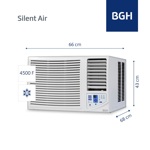 Aire Acondicionado Ventana Frío Bgh Clase A 5200w Bc52wfq