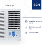 Aire Acondicionado Ventana Frío Bgh Clase A 5200w Bc52wfq