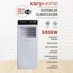 AIRE ACONDICIONADO PORTATIL KANJIHOME KJH-AA5000FCBC 5000F WIFI FRIO CALOR