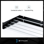 TENDER PARED PLEGABLE 100CM NEGRO BYNOX