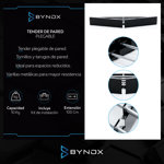 TENDER PARED PLEGABLE 100CM NEGRO BYNOX