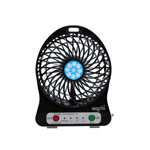 Ventilador recargable via USB color negro NSFANUR - NISUTA
