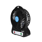 Ventilador recargable via USB color negro NSFANUR - NISUTA