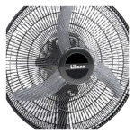 Ventilador De Mesa Liliana Votr20 Negro Con 3 Palas Metal