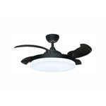 VENTILADOR DE TECHO LAFTDREN 428B 6 VELOCIDADES LED 24W NEGRO