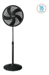 Ventilador De Pie Liliana Vp16p Negro 16
