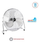 Ventilador De Piso Liliana Vtfm18 Turbo 3 Palas Plateado 18