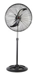 Ventilador De Pie Axel Ax-pie30 Negro Con 2 Palas De  Metal